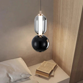 Minimalist Pendant Light - Modern Pendant Lighting With Glass Metal Finish