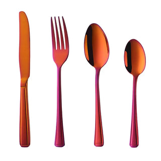 luxury stainless steel cutlery modern dining set durable eco-friendly flatware close-up