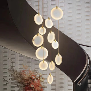 Suspension LED acrylique – Luminaire suspendu moderne pour éclairage de salon