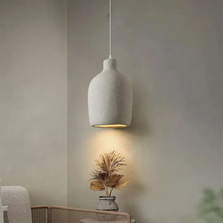 LED Pendant Light – Wabi Sabi Lighting Japanese Pendant Lamp With Brushed Nickel Finish