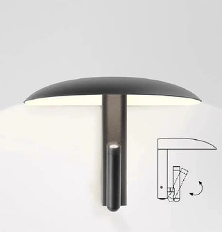 Rotating Wall Light – Black Metal LED Wall Lamp with Flexible Rotation