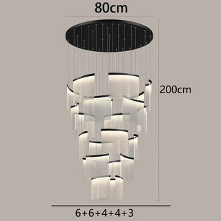 Modern Pendant Light – Alloy LED Pendant Fixture | Living & Dining Room Lamp