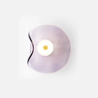 Glass Stone Wall Light | Modern Wall Lamp with Soft LED Lighting and Tempered Glass Fixture