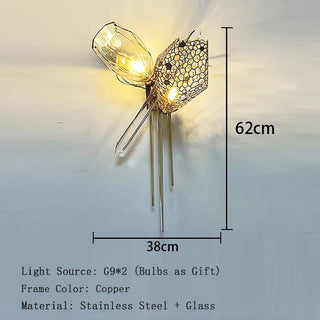 Modern Glass Pendant Light – Aluminum LED Pendant Lamp for Living Room Lighting