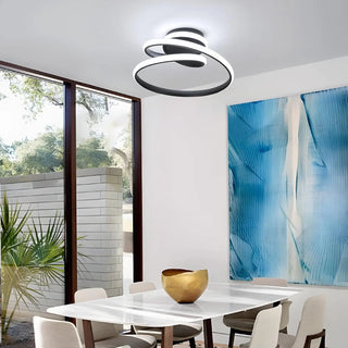 Plafonnier LED en aluminium – Luminaire de plafond moderne | Éclairage pour chambre et salon