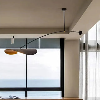 Amber Glass Ceiling Light – Modern Metal Frame Lamp With Soft Warm Lighting