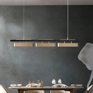 Two-Tone Metal Pendant – Modern Pendant Light With LED Lighting For Dining Room