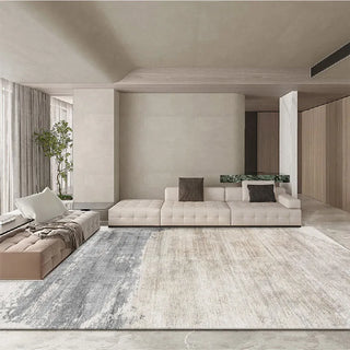 toscana art carpet modern designer rug neutral tone abstract area rug front view