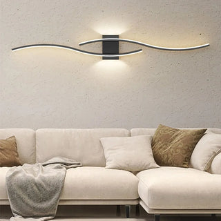 Wave Wall Sconce – Modern Adjustable LED Wall Light with White Acrylic Diffuser