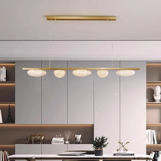 Modern Iron Pendant Light – Adjustable Light Intensity | Dining Room Lighting Fixture