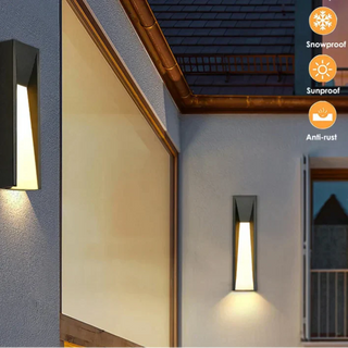 Black Aluminum Wall Light – Modern Outdoor LED Lighting With Sleek Finish