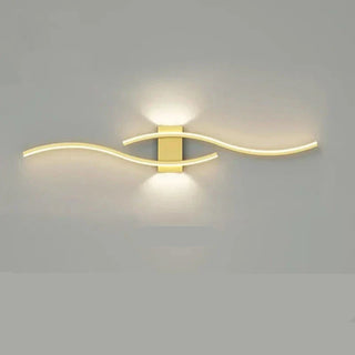 Wave Wall Sconce – Modern Adjustable LED Wall Light with White Acrylic Diffuser
