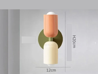 Adjustable Wall Light – Modern Metal Wall Sconce with Color Changing LED Illumination