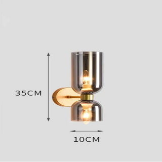 Interior Wall Light – Transparent Glass Wall Lamp | Modern LED Lighting Fixture