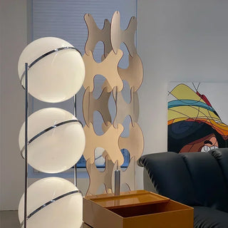 Modern Iron Floor Lamp – Energy Efficient LED Lighting With Push Button Switch