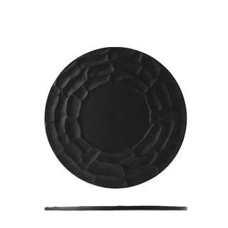 luxury ceramic plates earthworks handcrafted porcelain dinnerware elegant tableware set angle view