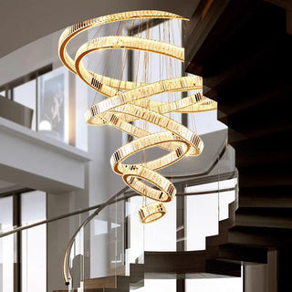 Modern Crystal Pendant Light – Luxury Dining Room Lighting With Remote Control