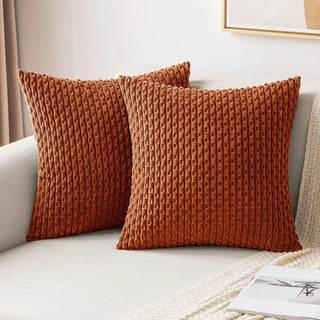 oslo cushion covers woven polyester cotton modern minimalist 40x40 to 50x50 cm set view