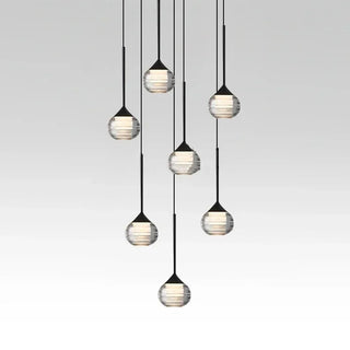 Crystal LED Pendant Light – Modern Dimmable Fixture with Remote Control