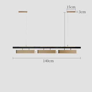 Two-Tone Metal Pendant – Modern Pendant Light With LED Lighting For Dining Room
