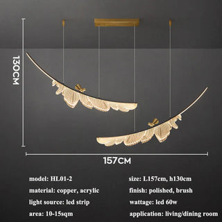 Copper LED Pendant Light – Modern Pendant Lamp with Elegant Copper Finish