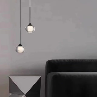 Crystal LED Pendant Light – Modern Dimmable Fixture with Remote Control