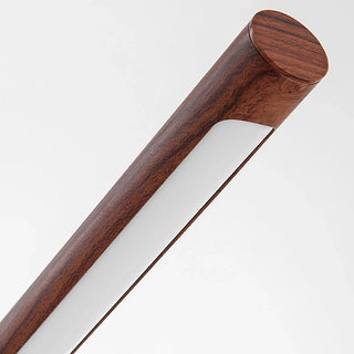 Bamboo Bedside Lamp – Minimalist LED Table Lamp with Iron Base & Warm Light