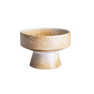 japanese ceramic fruit bowl earthworks handcrafted small porcelain serving top view
