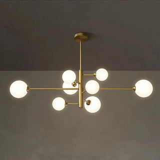 Gold Pendant Lamp – Adjustable Height Metal Pendant Light With LED Lighting