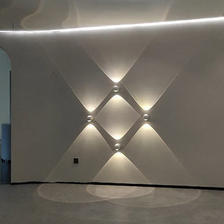 Aluminum Wall Light – Minimalist Adjustable Dual Beam Spherical Wall Sconce