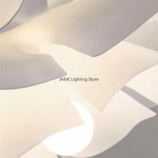 Minimalist Paper Chandelier – Soft White Bedroom Lighting | Lumavera Lighting