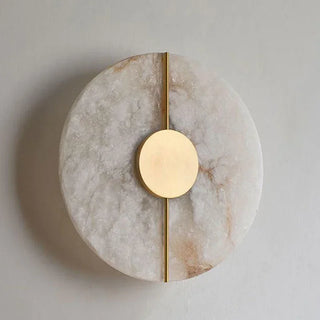 Marble Wall Lamp – Gold Wall Sconce with Integrated LED | Luxury Natural Lighting