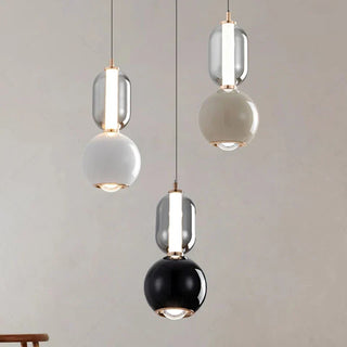 Minimalist Pendant Light - Modern Pendant Lighting With Glass Metal Finish