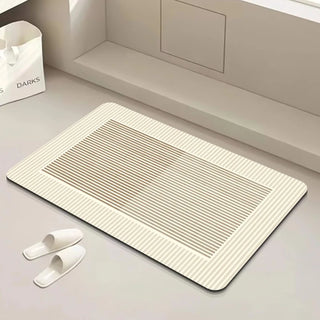 diatomaceous earth absorbent quick-dry bath mat front view