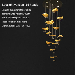 Copper Pendant Light – Modern Polished Copper Fixture with Energy Efficient LEDs