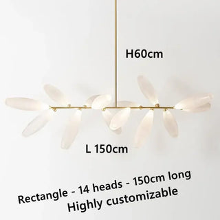 LED Pendant Light – Nordic Design Glass Pendant Lamp with Metal Frame for Dining Room