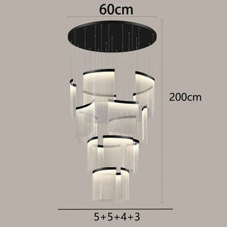 Modern Pendant Light – Alloy LED Pendant Fixture | Living & Dining Room Lamp