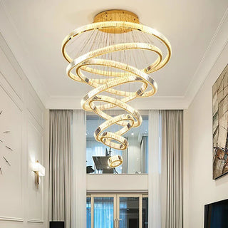 Modern Crystal Pendant Light – Luxury Dining Room Lighting With Remote Control