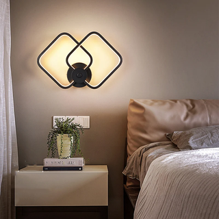 Square Wall Light – Geometric Modern Wall Lamp with Integrated LED Lighting