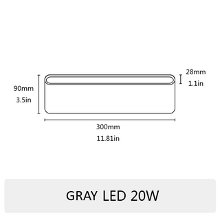 Modern Aluminum Wall Light – Sleek LED Fixture | Durable Contemporary Lighting