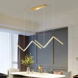 Modern Pendant Lamp – Adjustable Pendant Light with Chic Black & White Finish