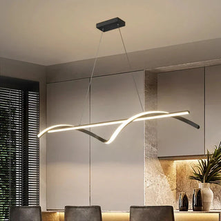 Contemporary Chandelier – Modern Pendant Light With App Controlled Dimmable Lighting