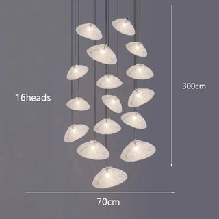 Modern Alloy Pendant Light – Dimmable LED Light with Remote Control for Dining Room Ambience