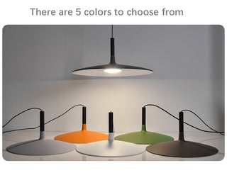 Industrial Metal Pendant Light – Nordic Minimalist LED Hanging Lamp for Kitchen