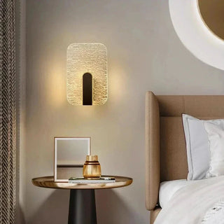 Black Wall Lamp – Contemporary LED Wall Sconce with Acrylic Lampshade Light