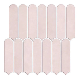 pink tile panels pvc eco vinyl waterproof wall panels matte finish front view