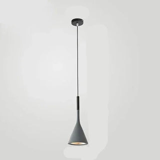 Conical Aluminum Pendant | Adjustable Cable Lighting - Matte Finish Light Fixture