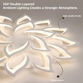 Acrylic Ceiling Light – Modern Dimmable Surface Mount Fixture for Living Room Lighting