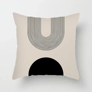 pattern pillowcases abstract cushion covers durable polyester cotton fabric alternate view