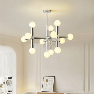Nordic Glass Chandelier – Modern Ceiling Light | Scandinavian Lighting Fixture